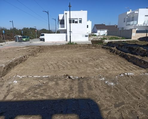 Excavación en Cullar Vega para una casa