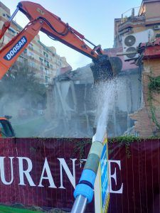 Demolición del restaurante el Ventorrillo