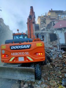 Demolición del restaurante el Ventorrillo