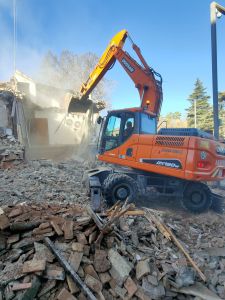 Demolición del restaurante el Ventorrillo